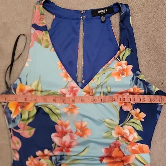 Guess Floral Sleeveless Dress Sz 8 - Picture 5 of 12